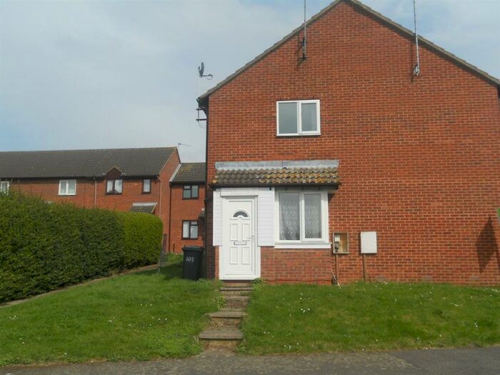 1 Bedroom End Of Terrace House To Rent In Senwick Drive, Wellingborough, NN8