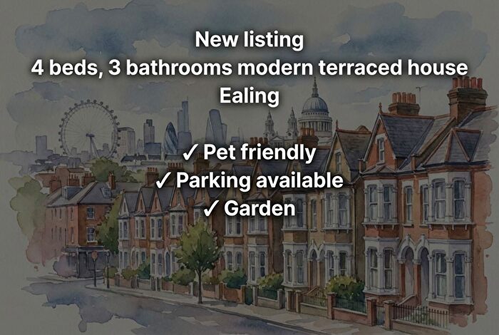 4 Bedroom Terraced House To Rent In Carlisle Avenue, London, W3