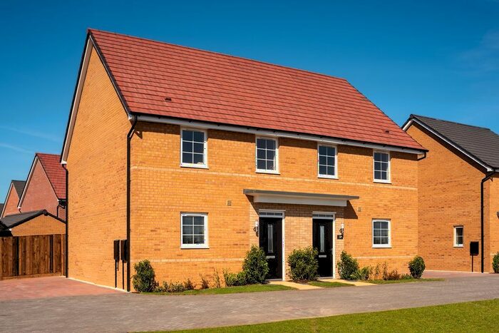 3 Bedroom Semi Detached House For Sale In "Brancaster" At Waterhouse Way, Hampton Gardens, Peterborough, PE7