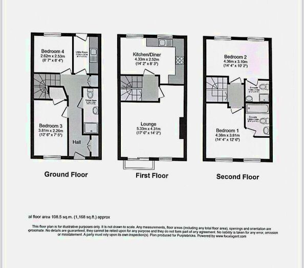 5 Bedroom Town House To Rent In Merbury Road, London, SE28