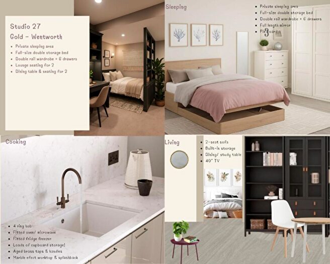 1 Bedroom Apartment To Rent In Gold Wentworth- Studio |Verney St, EX1