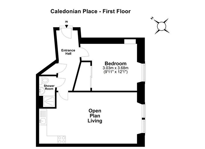 1 Bedroom Flat To Rent In Caledonian Place, Edinburgh, EH11