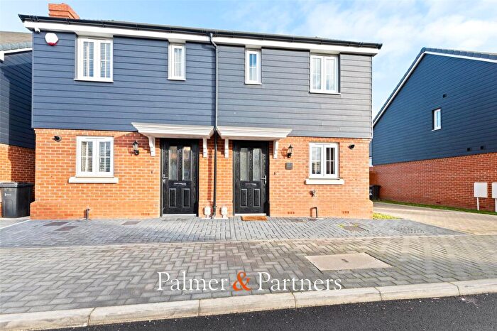 2 Bedroom Semi-Detached House For Sale In James Ward Road, Colchester, Essex, CO2