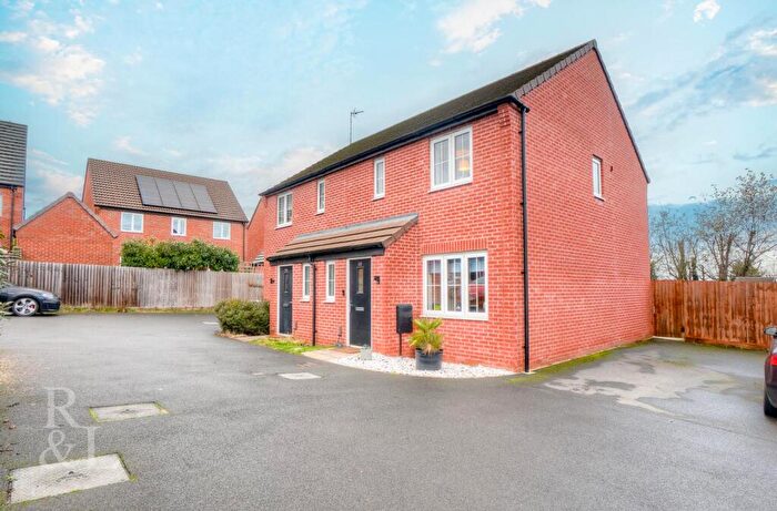 3 Bedroom Semi Detached House For Sale In Cinnabar Way, East Leake, Loughborough, LE12