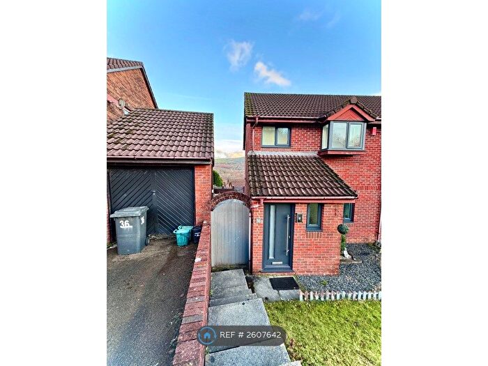 3 Bedroom Semi-Detached House To Rent In Nant-Y-Mynydd, Coed-Y-Cwm, Pontypridd, CF37
