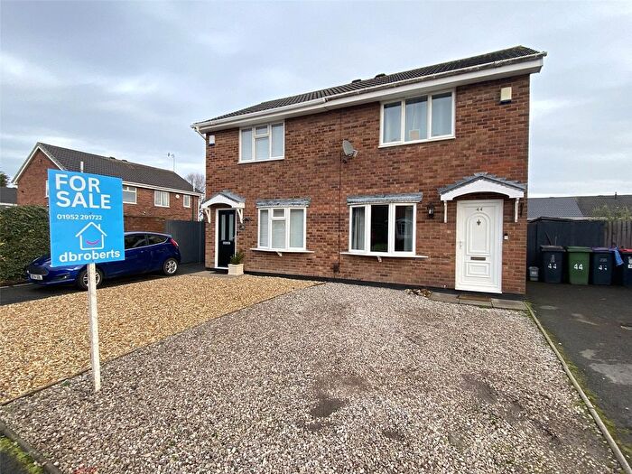 2 Bedroom Semi Detached House For Sale In Walker Crescent, St. Georges, Telford, Shropshire, TF2