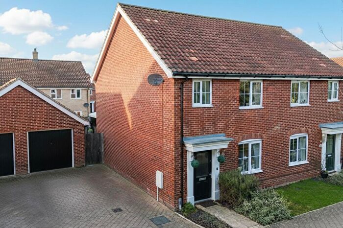 3 Bedroom Semi Detached House For Sale In Meadowsweet Mews, Tharston, Norwich, NR15