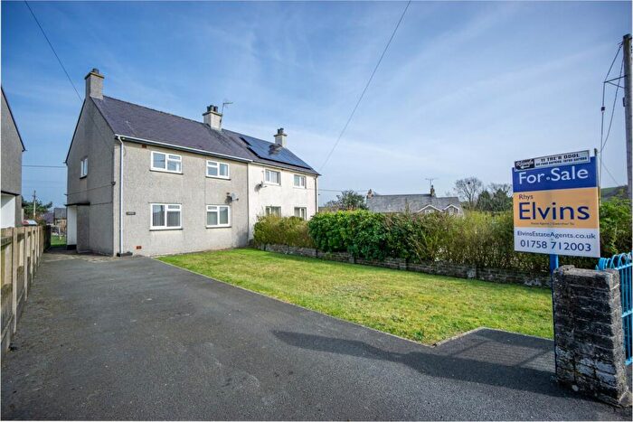 3 Bedroom Semi-Detached House For Sale In Tre'r Ddol, Rhydyclafdy, Pwllheli, LL53