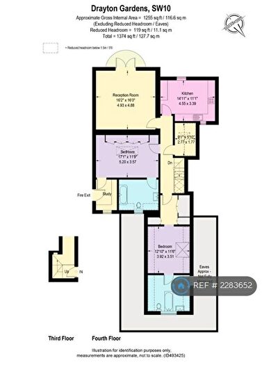 2 Bedroom Flat To Rent In Drayton Gardens, London, SW10