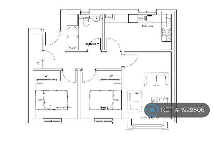 2 Bedroom Flat To Rent In Charleston Road North, Cove, Aberdeen, AB12