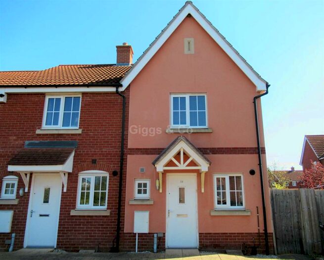 2 Bedroom End Of Terrace House To Rent In Mallow Close, Eynesbury, PE19