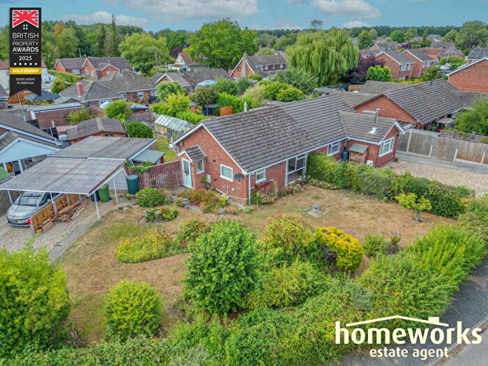 2 Bedroom Semi-Detached Bungalow For Sale In Kennedy Close, Dereham, NR19