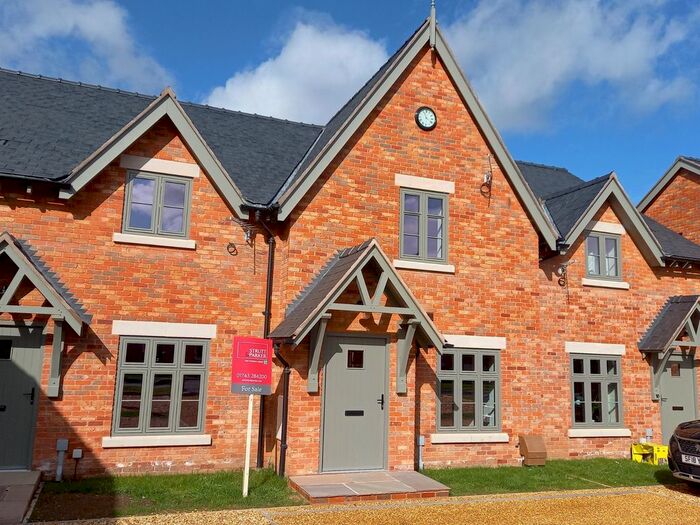 2 Bedroom Terraced House For Sale In Plot Wilson Meadow, Calverhall, Whitchurch, Shropshire, SY13
