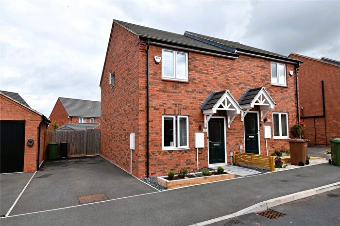 2 Bedroom Semi Detached House For Sale In Mitchell Road, Copcut, Droitwich, Worcestershire, WR9