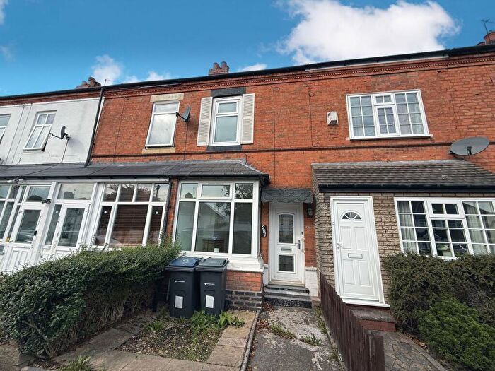 2 Bedroom Terraced House To Rent In Lincoln Road North, Birmingham, B27