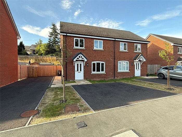 2 Bedroom Semi-Detached House For Sale In Maes Y Cledrau, Llansanffraid, Powys, SY22