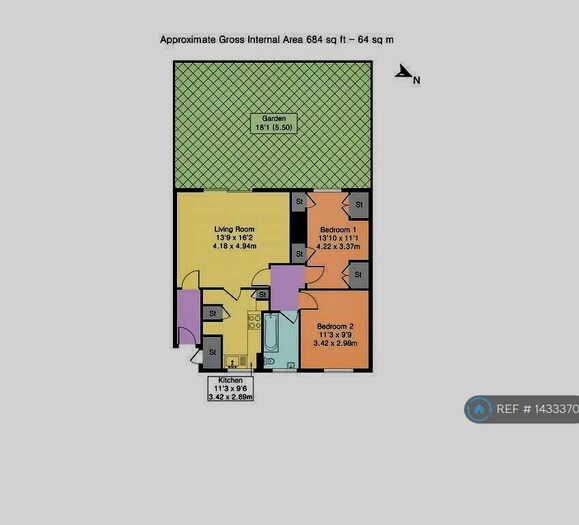 2 Bedroom Flat To Rent In Warner Close, London, E15