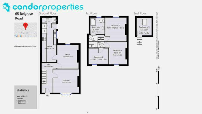 5 Bedroom House To Rent In Belgrave Road, Liverpool, Liverpool, L17