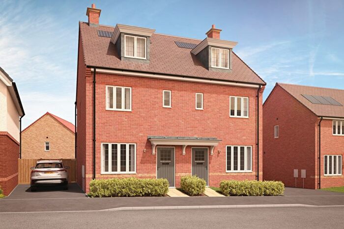 3 Bedroom Semi Detached House For Sale In "The Mcarthur" At Cherry Square, Off Winchester Road, Basingstoke, RG23