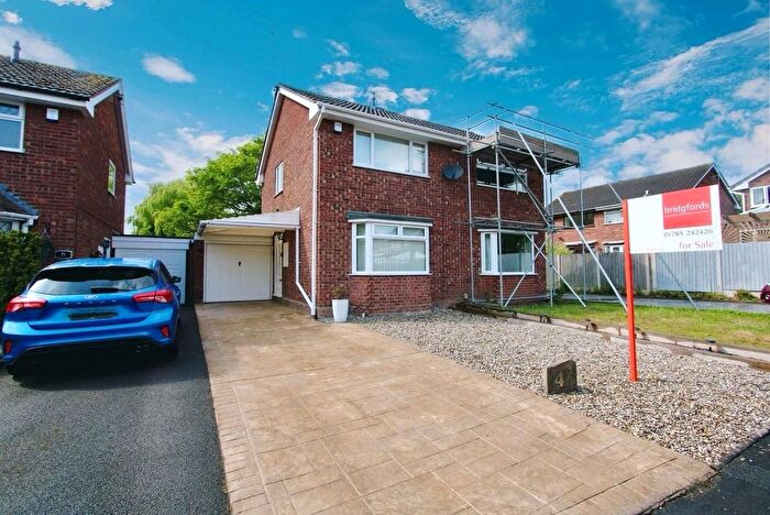 2 Bedroom Semi-Detached House For Sale In Tasman Drive, Stafford, Staffordshire, ST16