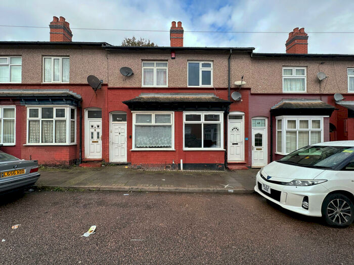2 Bedroom Terraced House To Rent In Lea Road, Birmingham, West Midlands, B11