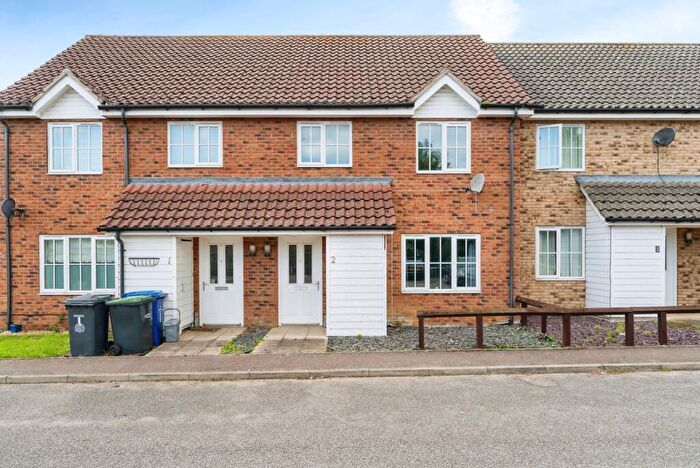 3 Bedroom Terraced House For Sale In Heather Court, Beck Row, Bury St. Edmunds, Suffolk, IP28