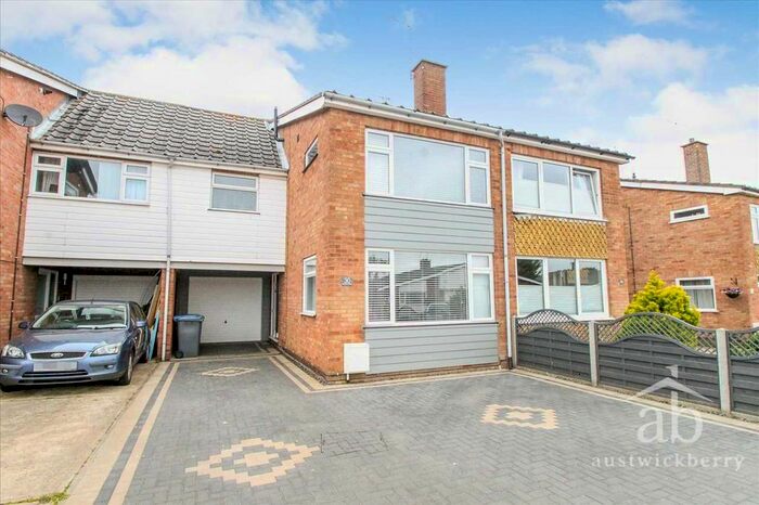 3 Bedroom Terraced House To Rent In Quebec Drive, Kesgrave, Ipswich, IP5