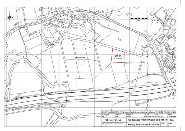 Land For Sale In Woodlands Lane, Stoke D'abernon, Cobham, Surrey, KT11