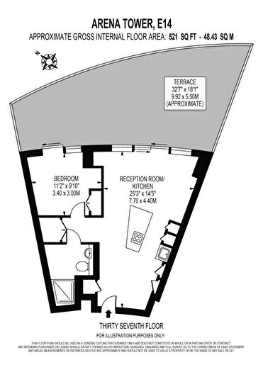 1 Bedroom Flat For Sale In Arena Tower, Crossharbour Plaza, Canary Wharf, E14