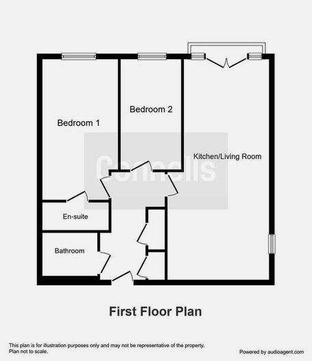 2 Bedroom Flat To Rent In Queen Marys Avenue, Watford, WD18