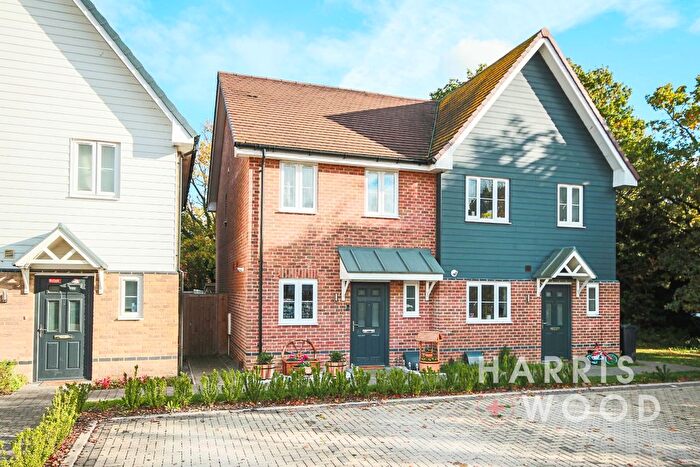 2 Bedroom Semi-detached House For Sale In Tolley Court, Elmstead, Colchester, Essex, CO7