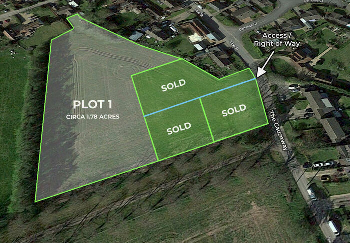 Land For Sale In Plot, Land On The West Side Of, The Causeway, Toppesfield, Halstead, Essex, CO9