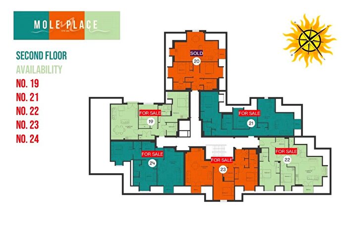 2 Bedroom Flat For Sale In Walton Road, West Molesey, KT8