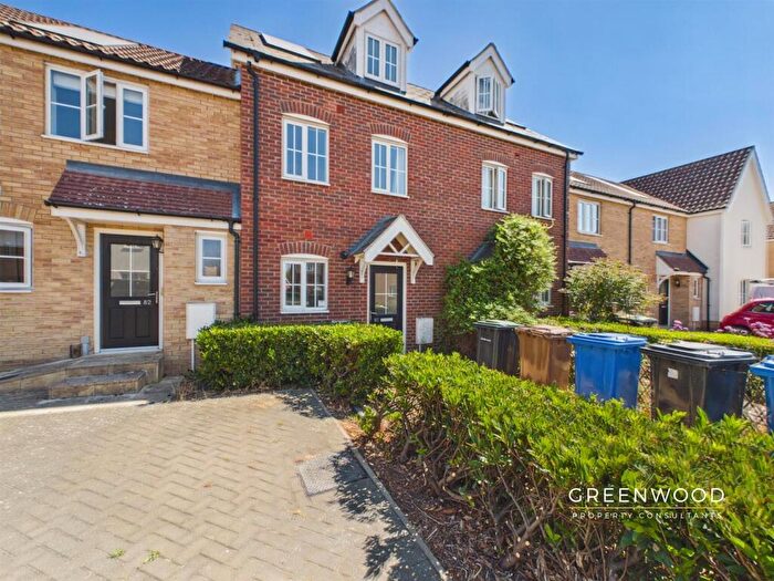 3 Bedroom Town House To Rent In Mary Clarke Close, Hadleigh, Ipswich, IP7