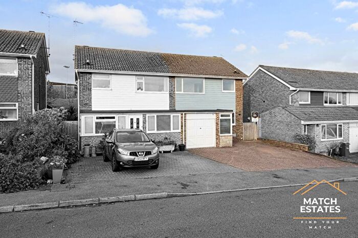 3 Bedroom Semi Detached House To Rent In Grasmere Gardens, Folkestone, Kent, CT19