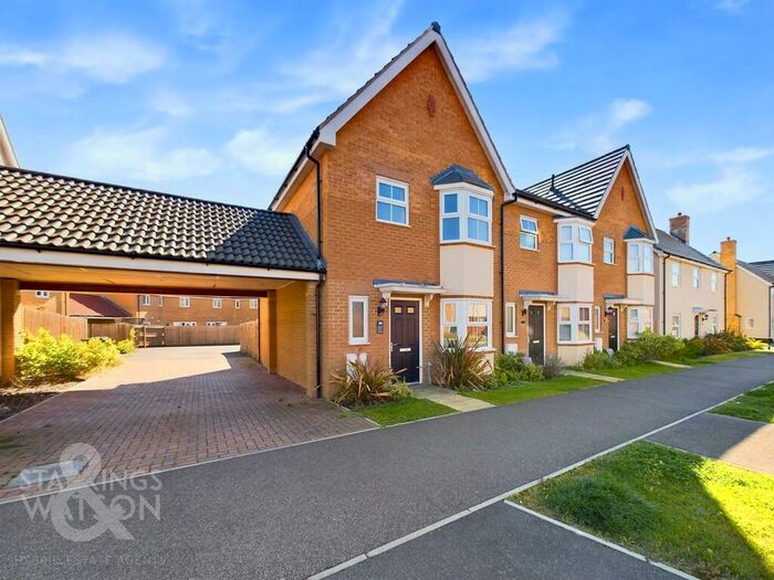 3 Bedroom End Of Terrace House To Rent In Fairway, Costessey, Norwich, NR8