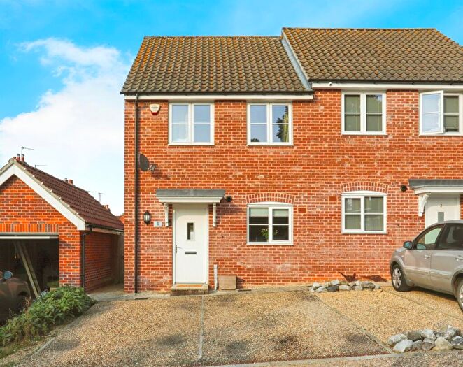 2 Bedroom Semi-Detached House For Sale In Castell Close, Wickham Market, Woodbridge, IP13