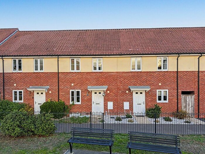 3 Bedroom Terraced House For Sale In River Way, Great Blakenham, Ipswich, IP6