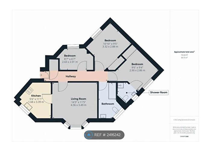 3 Bedroom Flat To Rent In New Bright Street, Reading, RG1
