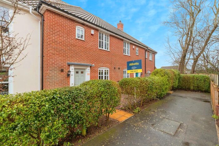 3 Bedroom Terraced House For Sale In Ryefield Road, Mulbarton, Norwich, Norfolk, NR14