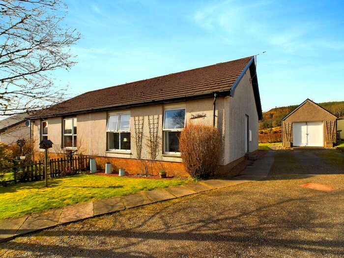 2 Bedroom Semi-Detached Bungalow For Sale In Dalriada Place, Kilmichael, By Lochgilphead, Argyll, PA31