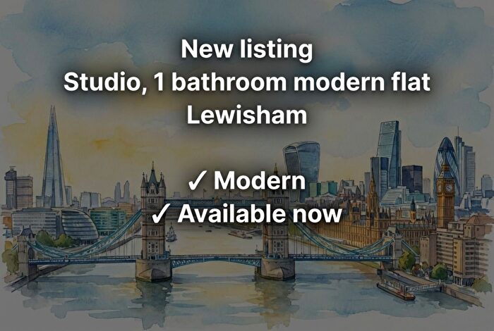 Studio To Rent In New Cross Road, London, SE14