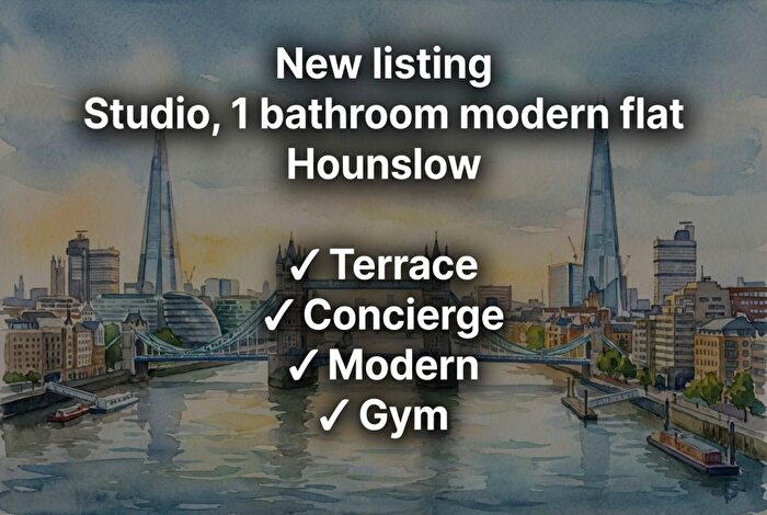 Studio To Rent In Victoria Road, Feltham, TW13