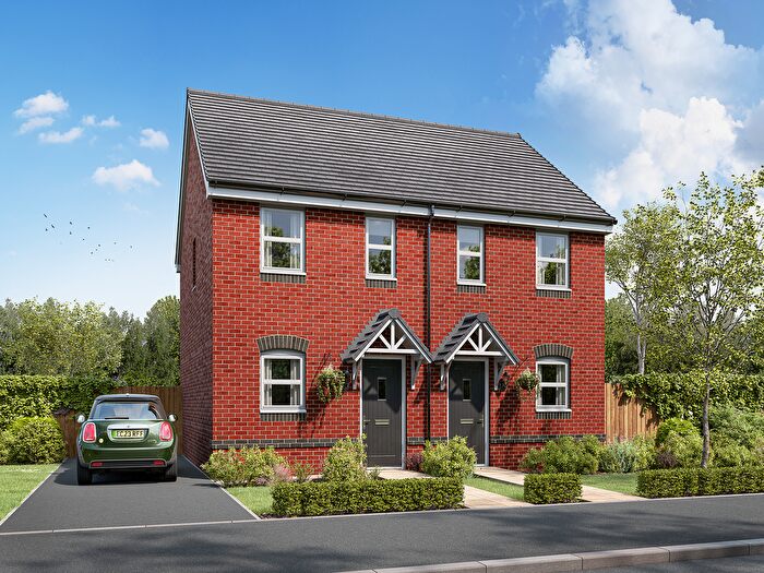 2 Bedroom Semi-Detached House For Sale In "The Alnmouth" At Granville Terrace, Telford, TF1