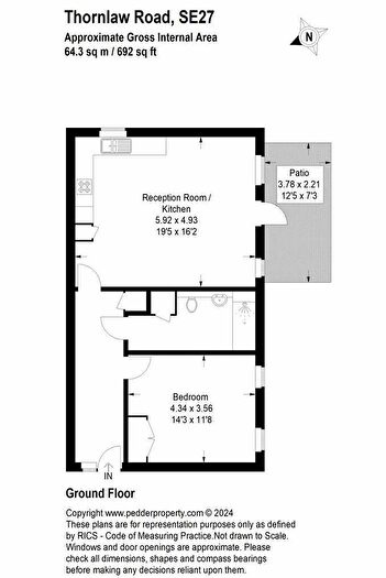 1 Bedroom Apartment For Sale In Thornlaw Road West Norwood, SE27