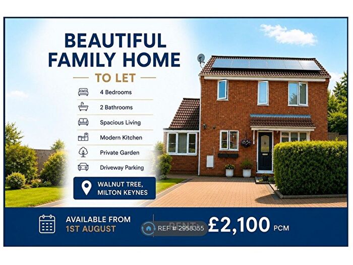 4 Bedroom Detached House To Rent In Rosebay Close, Milton Keynes, MK7