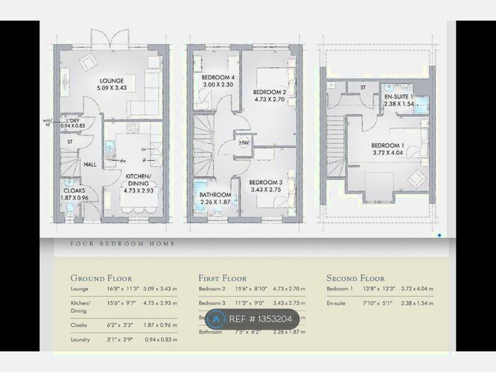 4 Bedroom Terraced House To Rent In Emmeline Avenue, Ebbsfleet Valley, Swanscombe, DA10