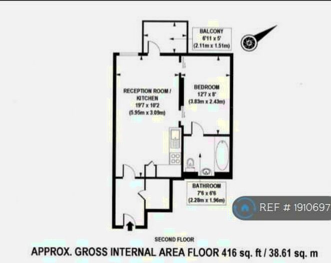 Studio To Rent In Victory Parade, London, SE18