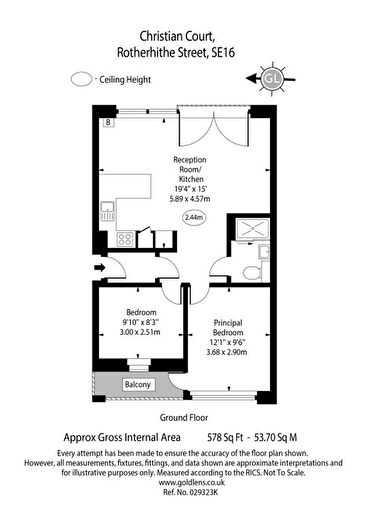 2 Bedroom Flat To Rent In Christian Court, Rotherhithe Street, SE16