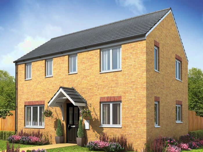 3 Bedroom Semi Detached House For Sale In "The Clayton Corner" At Cornflower Walk, Plymouth, PL6